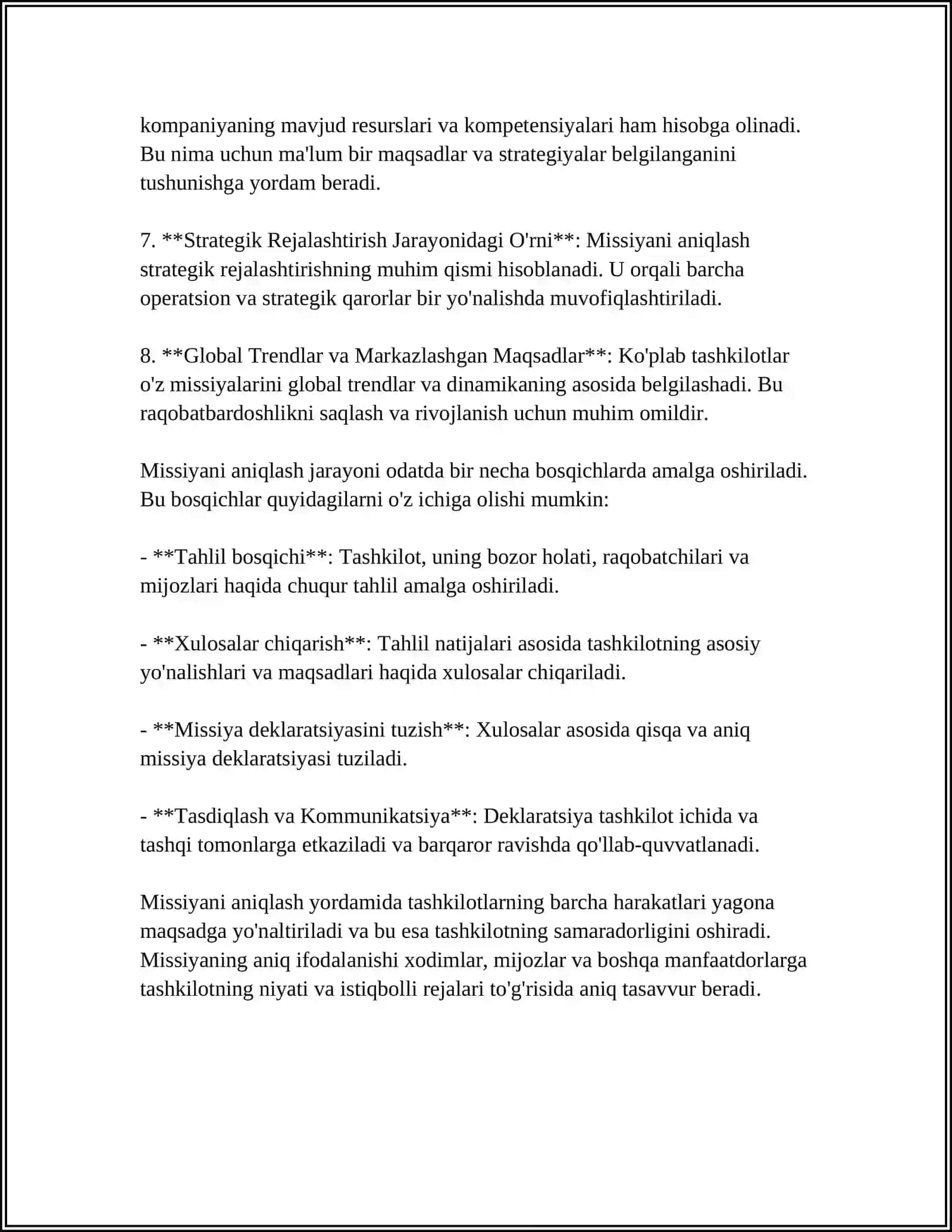 STRATEGIK BOSHQARUVNING BOSQICHLARI 4