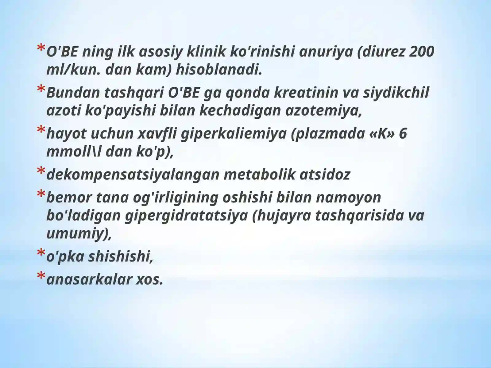 O’tkir va surunkali buyrak yetishmovchiligi etiopatogenezi 4