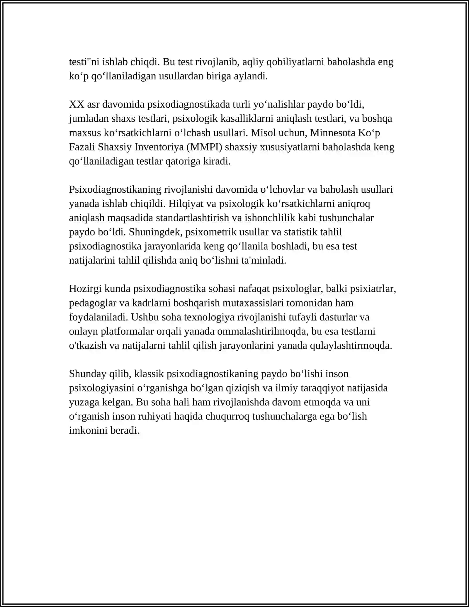 PSIXODIAGNOSTIKANING 20 ASRDA RIVOJLANISHI 4