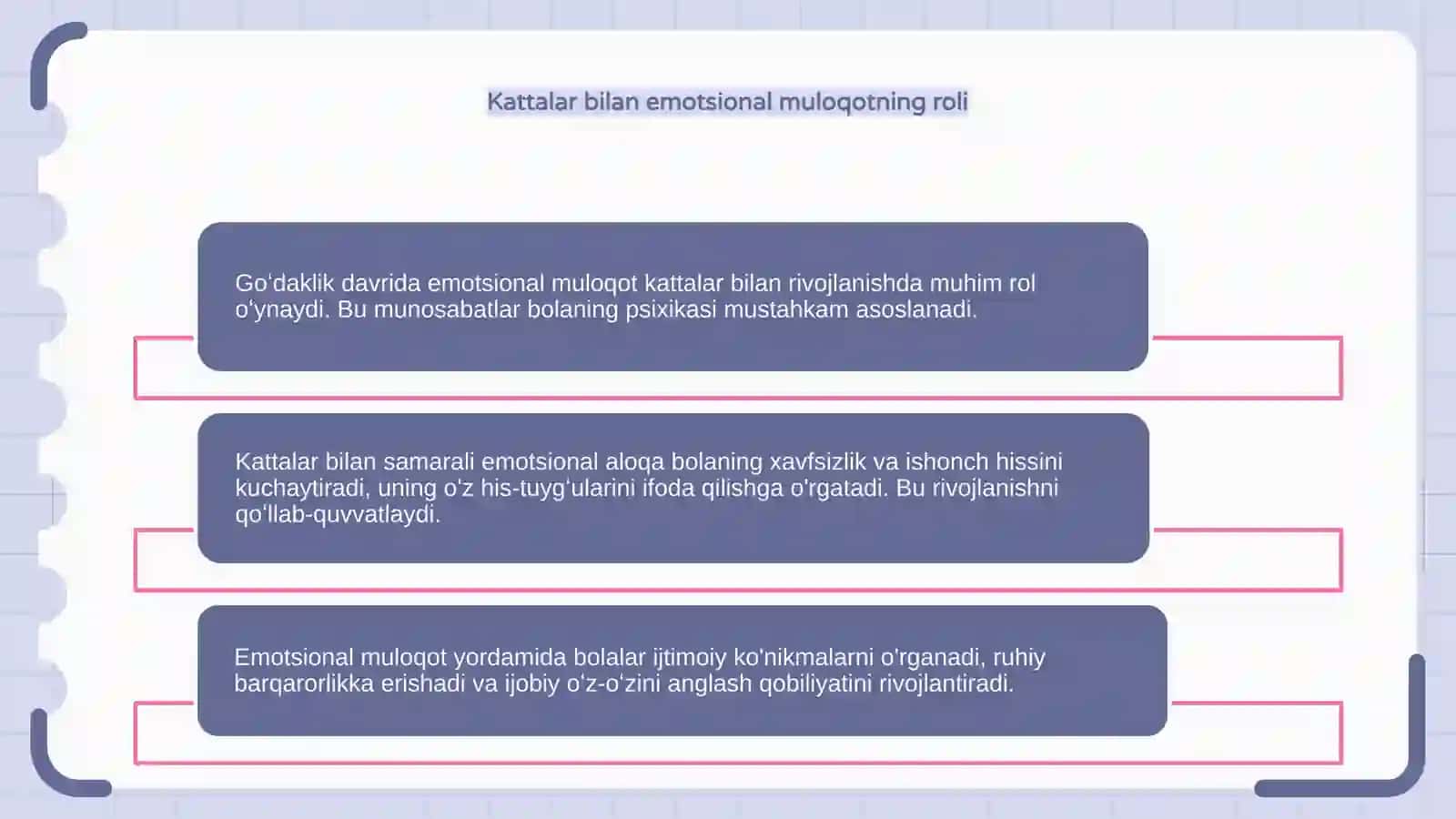 Goʻdaklik davrida psixik rivojlanishda kattalar bilan emotsional muloqotning ahamiyati 4