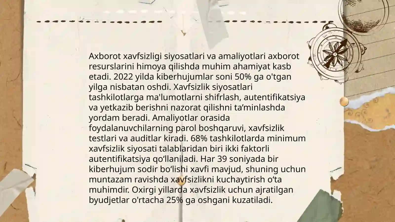 Mehmonxona tarmoqlarida ma'lumotlarning xavfsizligi 4