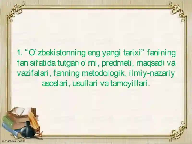 O’ZBEKISTONNING ENG YANGI TARIXI 4