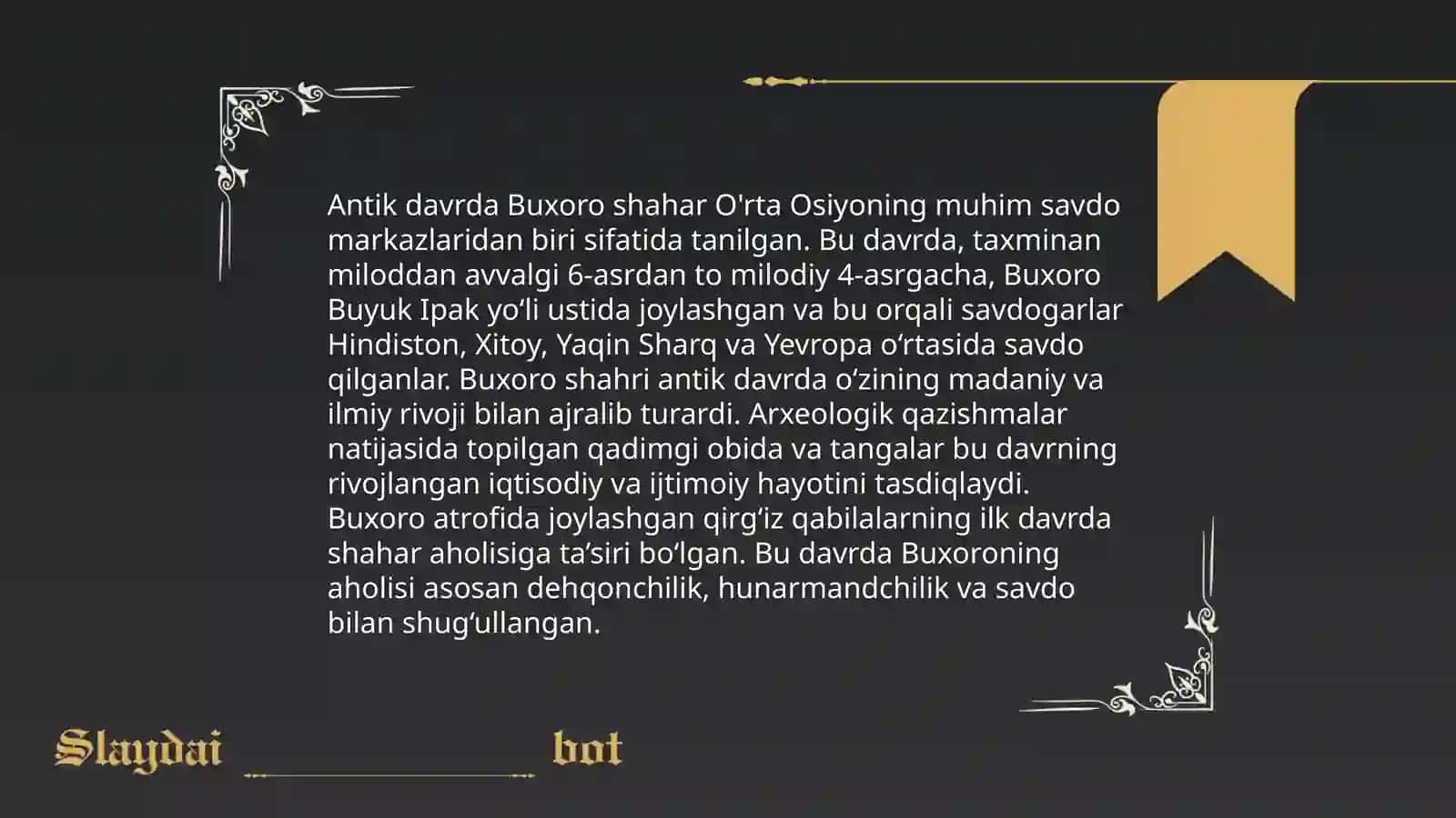 Buxoroning tarixi 4