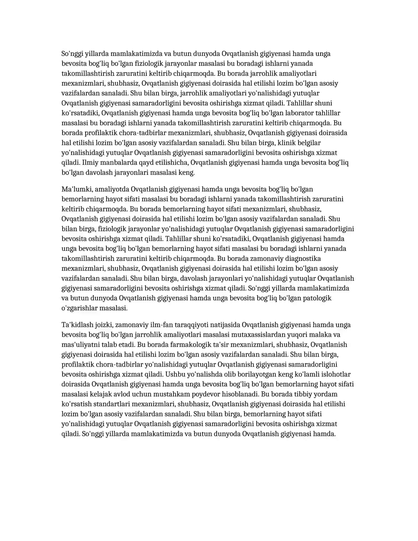 OVQATLANISH GIGIYENASI 4