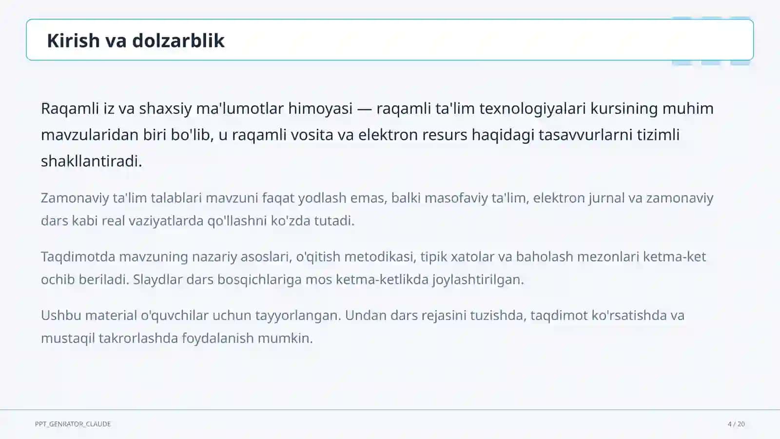 Raqamli iz va shaxsiy ma'lumotlar himoyasi 4