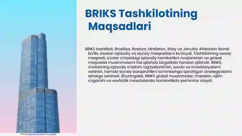Mavzu: Briks tashkiloti 4
