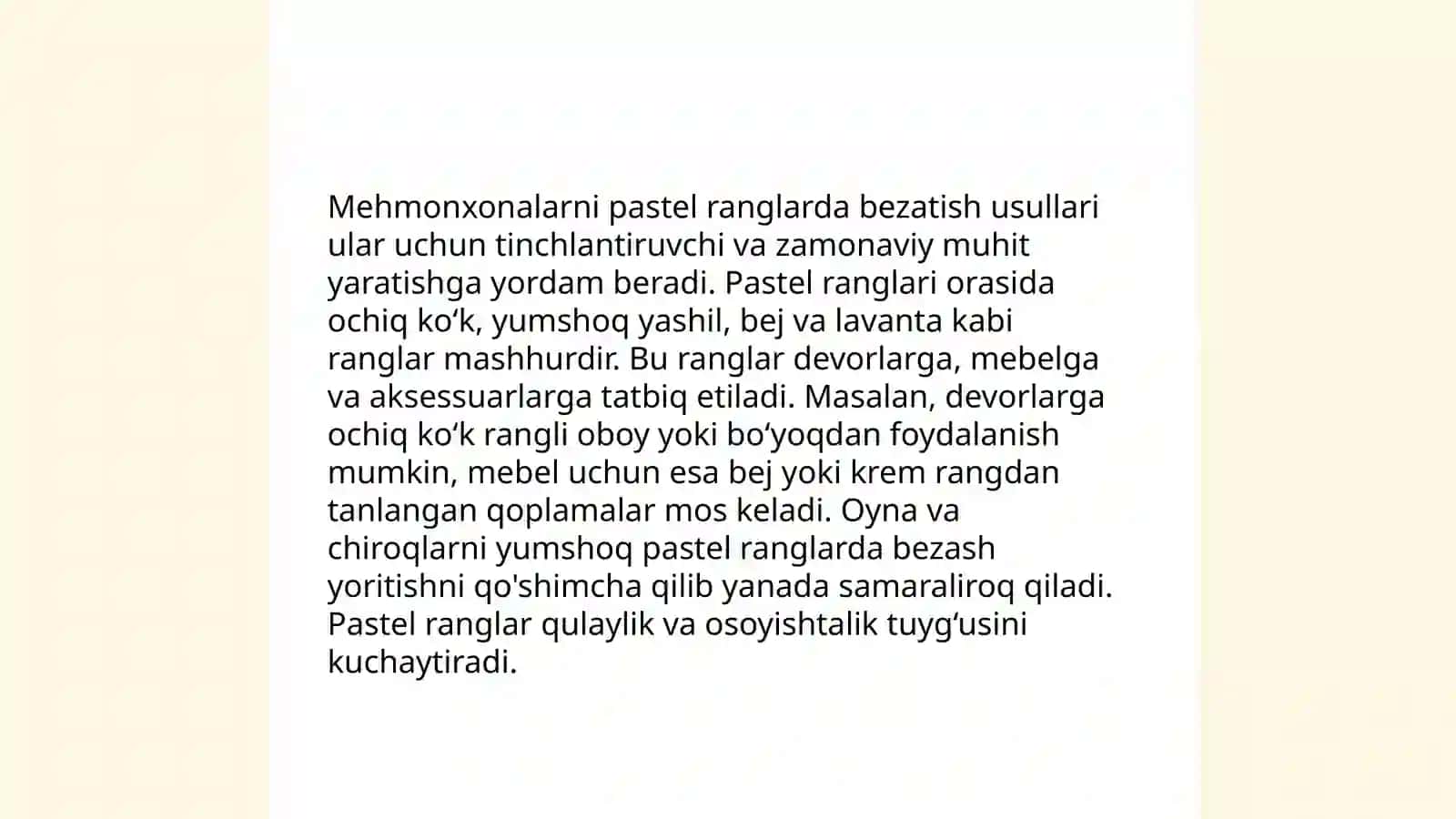 Xona interyerining jihozlanish dizayni 4
