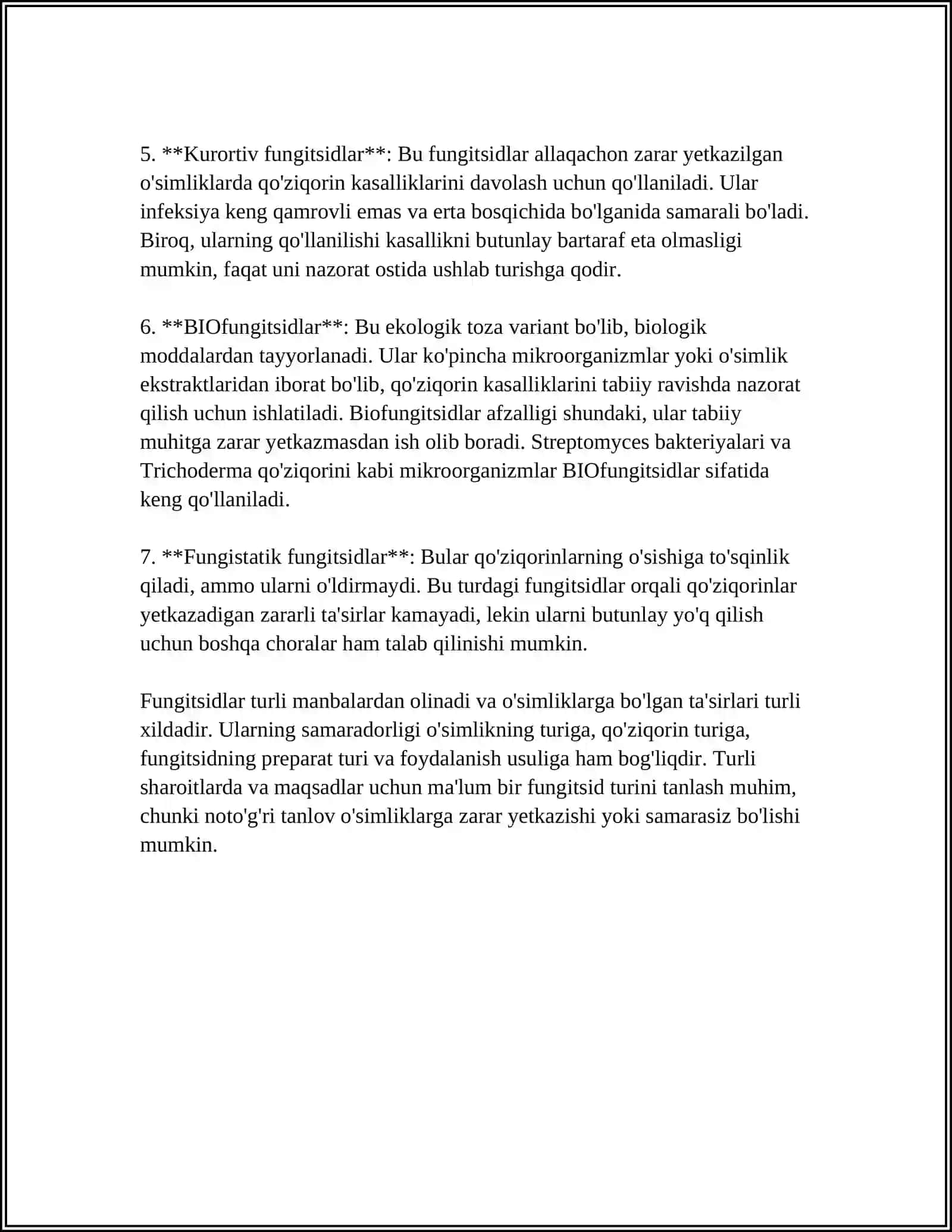 FUNGITSID VA BAKTERITSIDLAR-BIOKIMYOVIY JARAYONLAR INGIBITORLARI 4