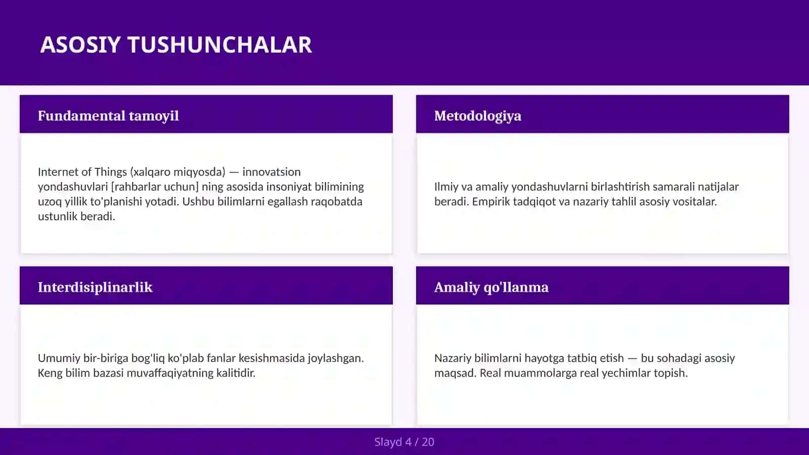 Internet of Things (XALQARO MIQYOSDA) — INNOVATSION YONDASHUVLARI [RAHBARLAR UCHUN] 4