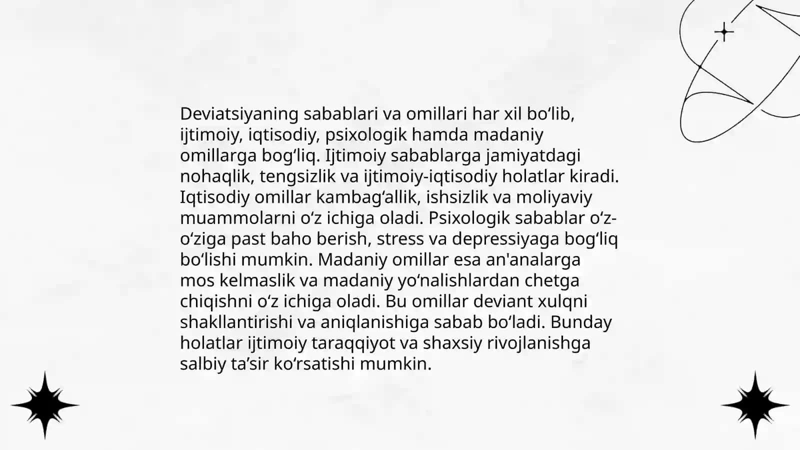 Ijtimoiy Deviatsiya va uning Turlari 4