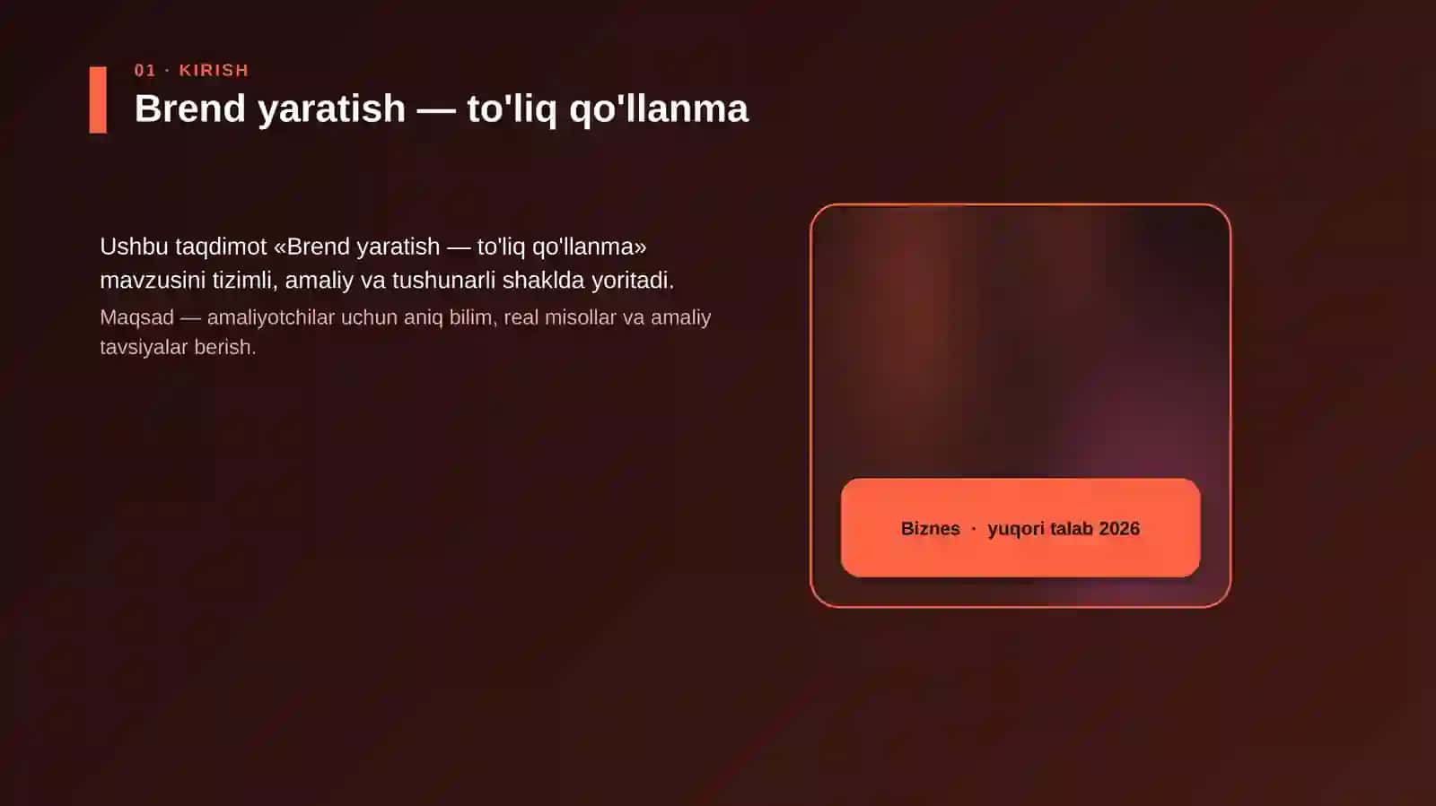Brend yaratish — to'liq qo'llanma 4