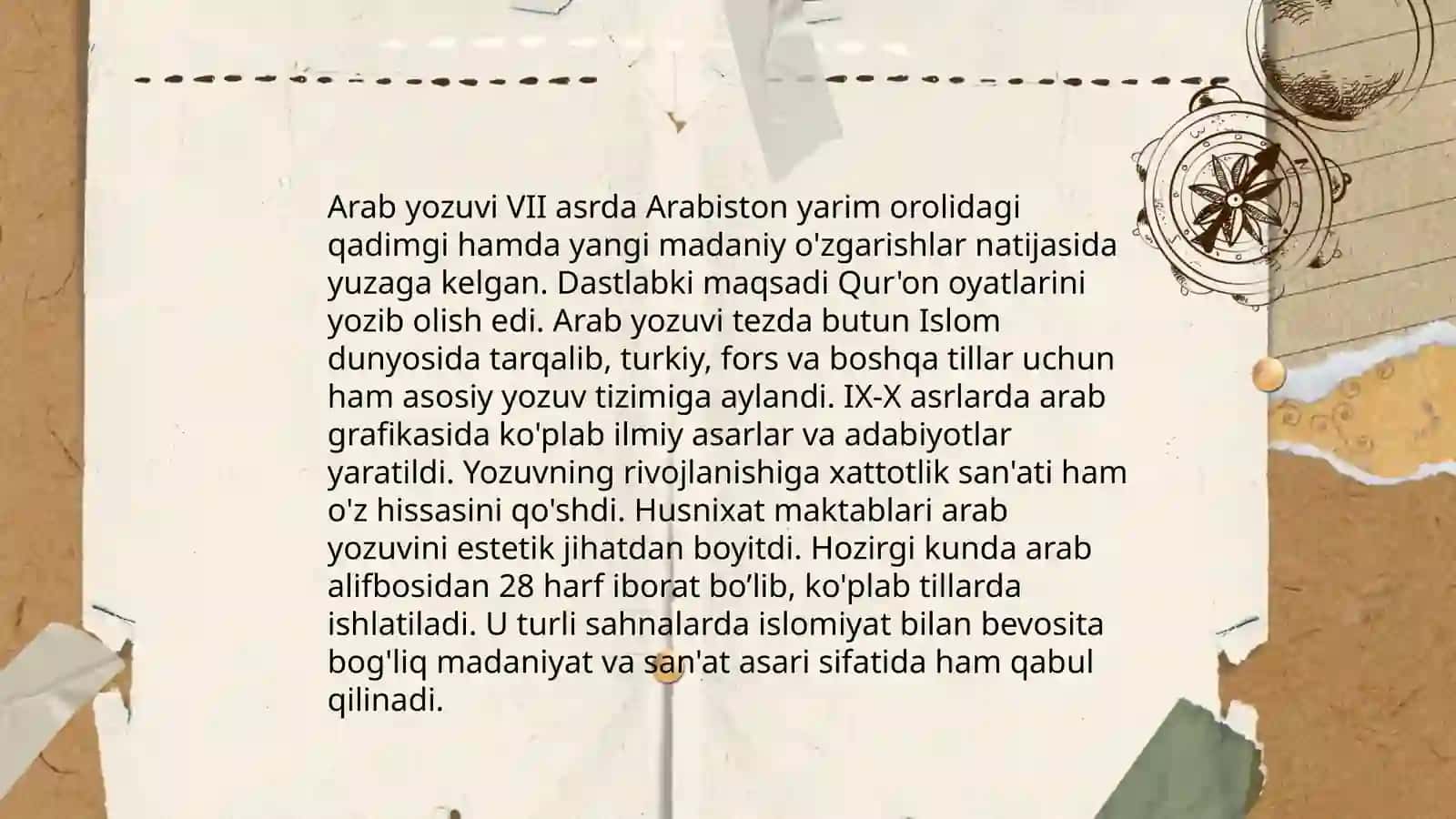Arab yozuvi va uning turlari 4