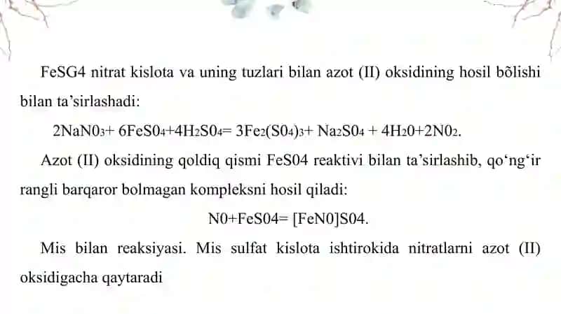 Termiz Davlat Universiteti Kimyo fakulteti kimyo (turlari) fanidan Taqdimoti 4