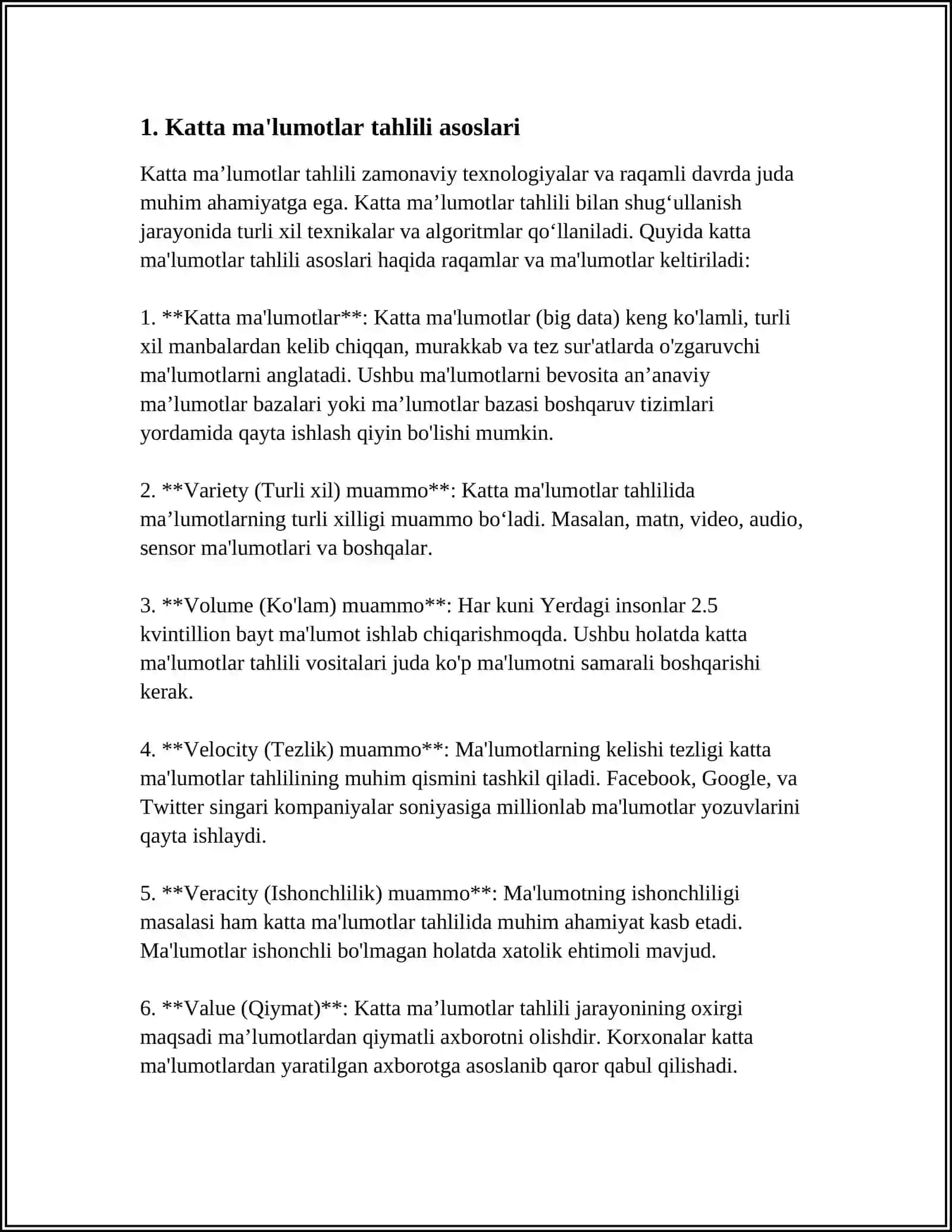 KATTA MALUMOTLAR TAHLILI: U QANDAY ISHLAYDI VA UNING AFZALLIKLARI 4