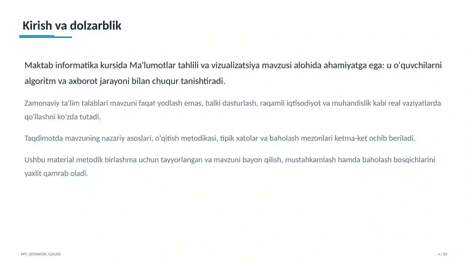 Ma'lumotlar tahlili va vizualizatsiya (11-sinf) 4