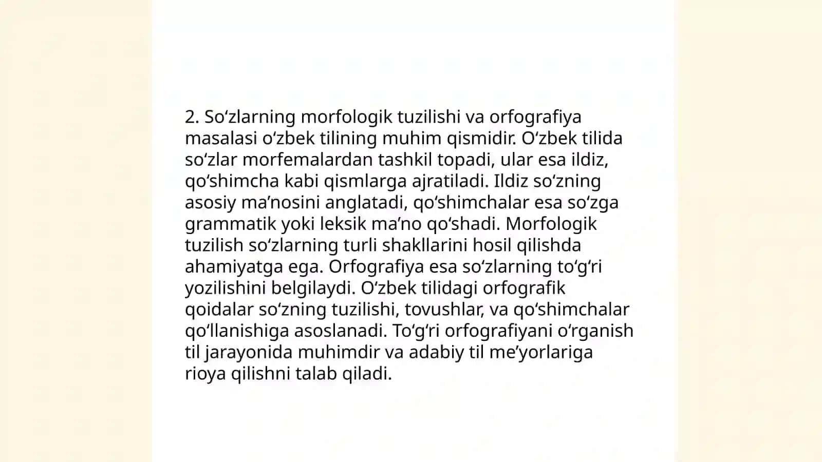 Orfografik qoidalar va ularning Sóz tarkibi bilan bog'liqligi 4