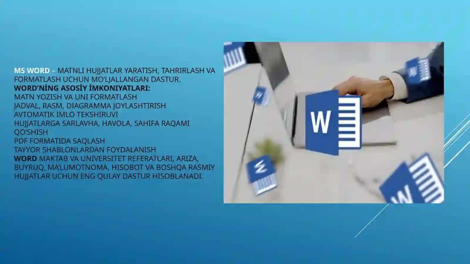 MC OFIS DASTURLARI HAQIDA MA’LUMOT 4