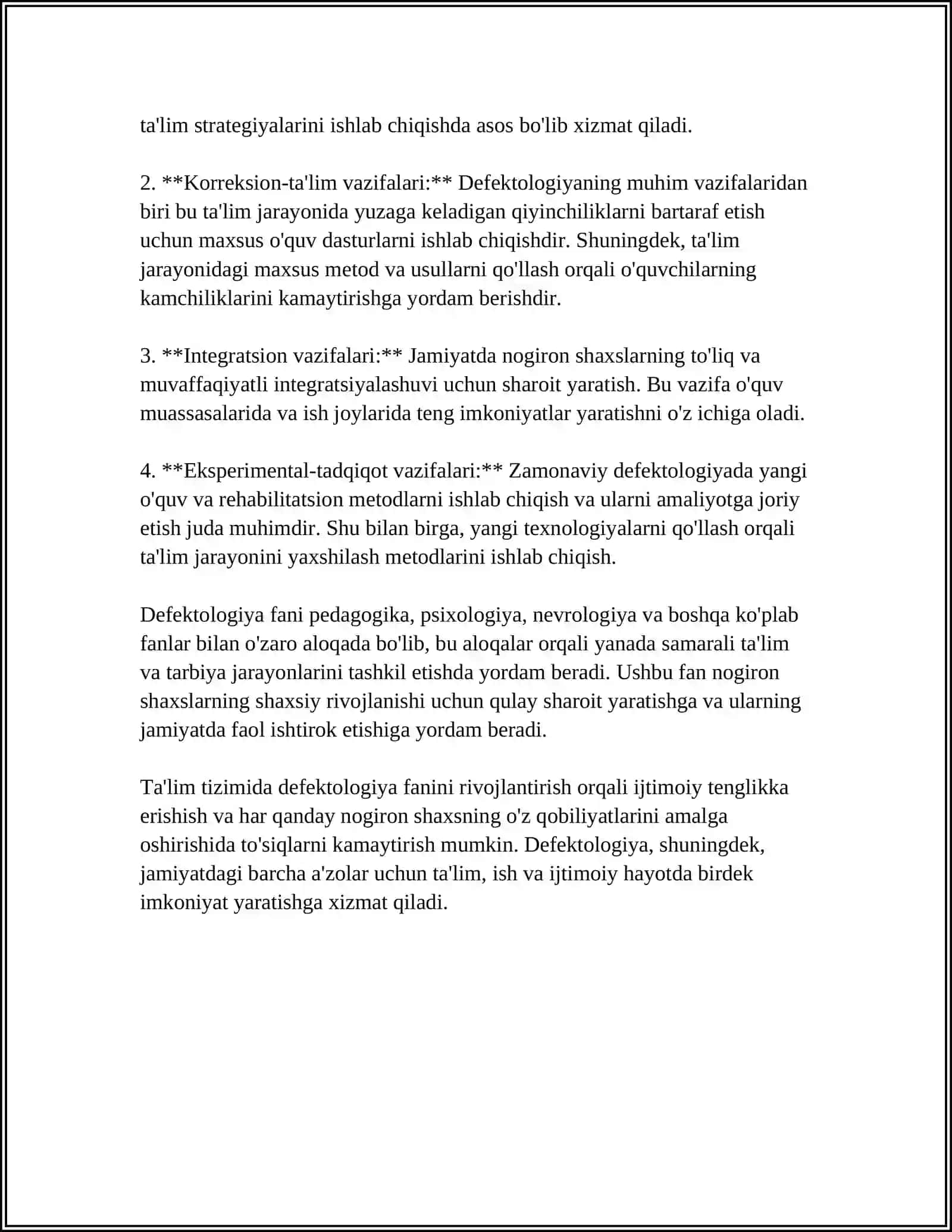 ILTIMOIY MOSLASHUV VA REABILITATSIYA JARAYONIDA DEFEKTOLOGIYANING O'RNI 4