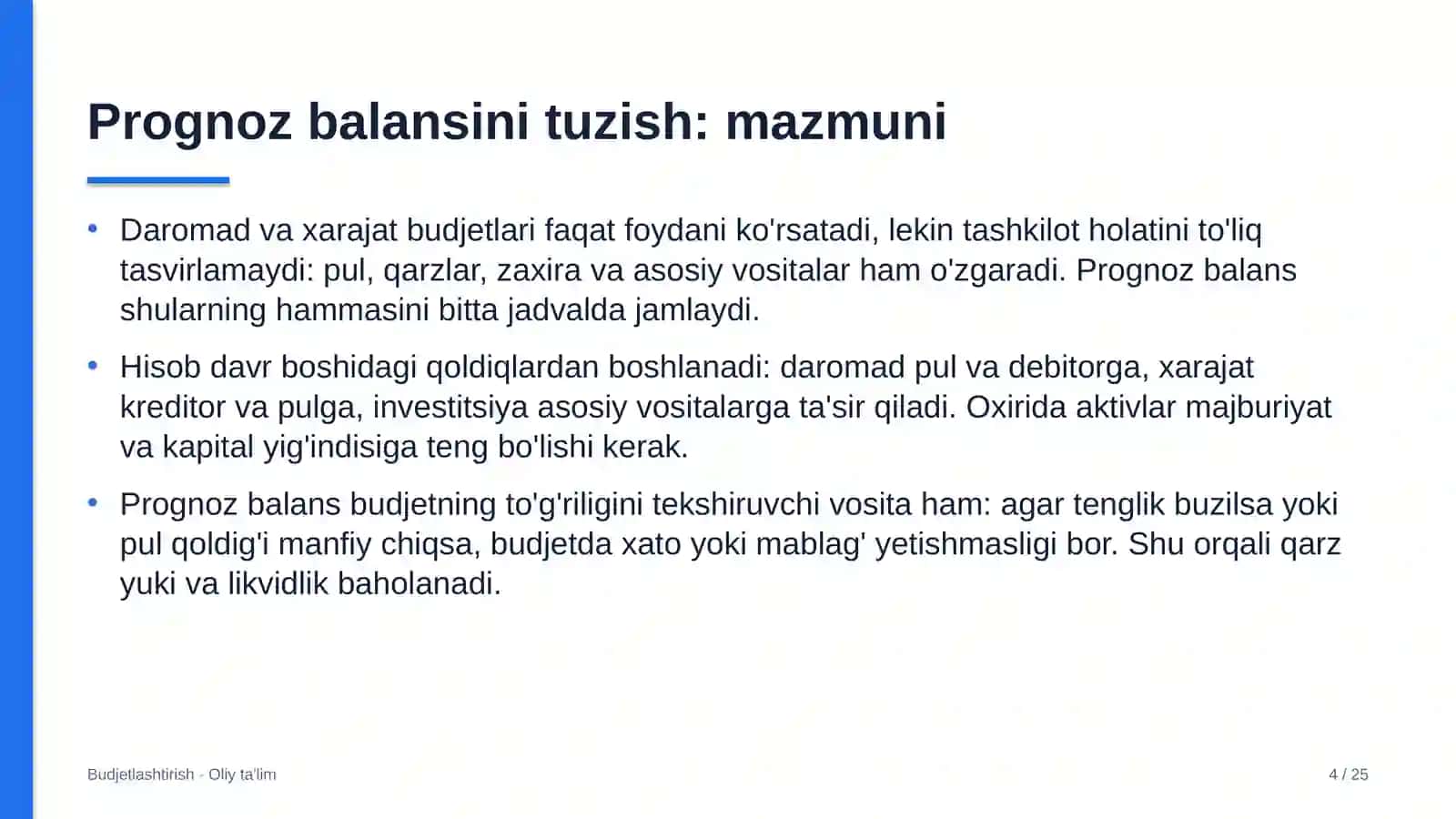 Temir yo'l transportida prognoz balansini tuzish 4