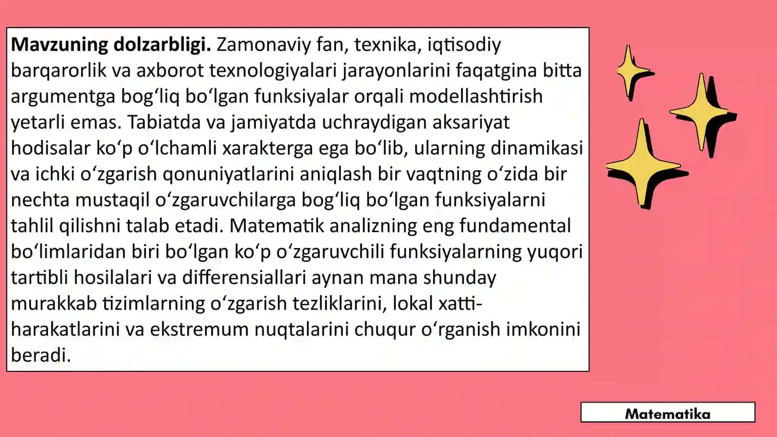 Ko’po‘zgaruvchilifunksiyaningyuqoritartiblihosilavadifferensiallari 4