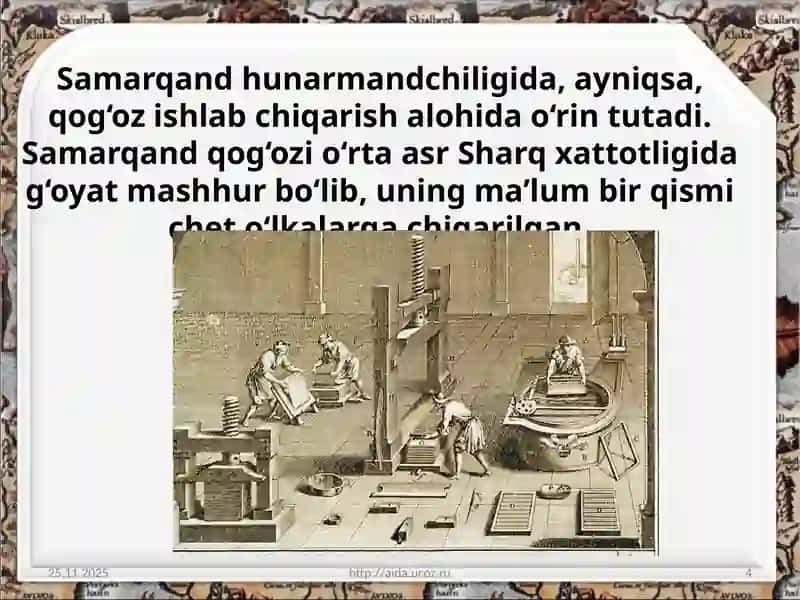 O’rta Osiyoda Ijtimoiy-iqtisodiy taraqqiyot va bunyodkorlik 4