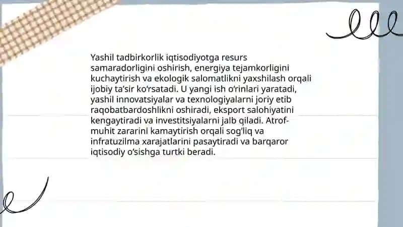 Yashil tadbirkorlikning taʼrifi va asosiy prinsiplari 4