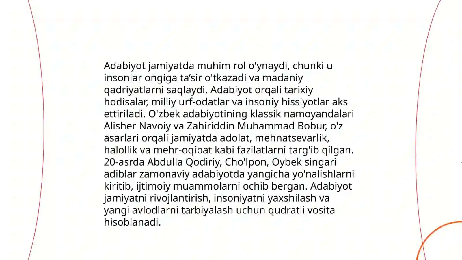 Abdurauf Fitratning " Adabiyot qoidalari" 4