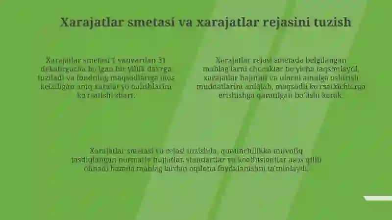Davlat maqsadli jamg'armalari: turlari va xarajat asoslari 4