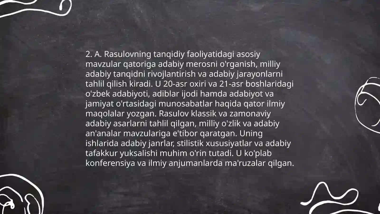 B.Nazarov va A.Rasulov adabiy tanqidiy faoliyati 4