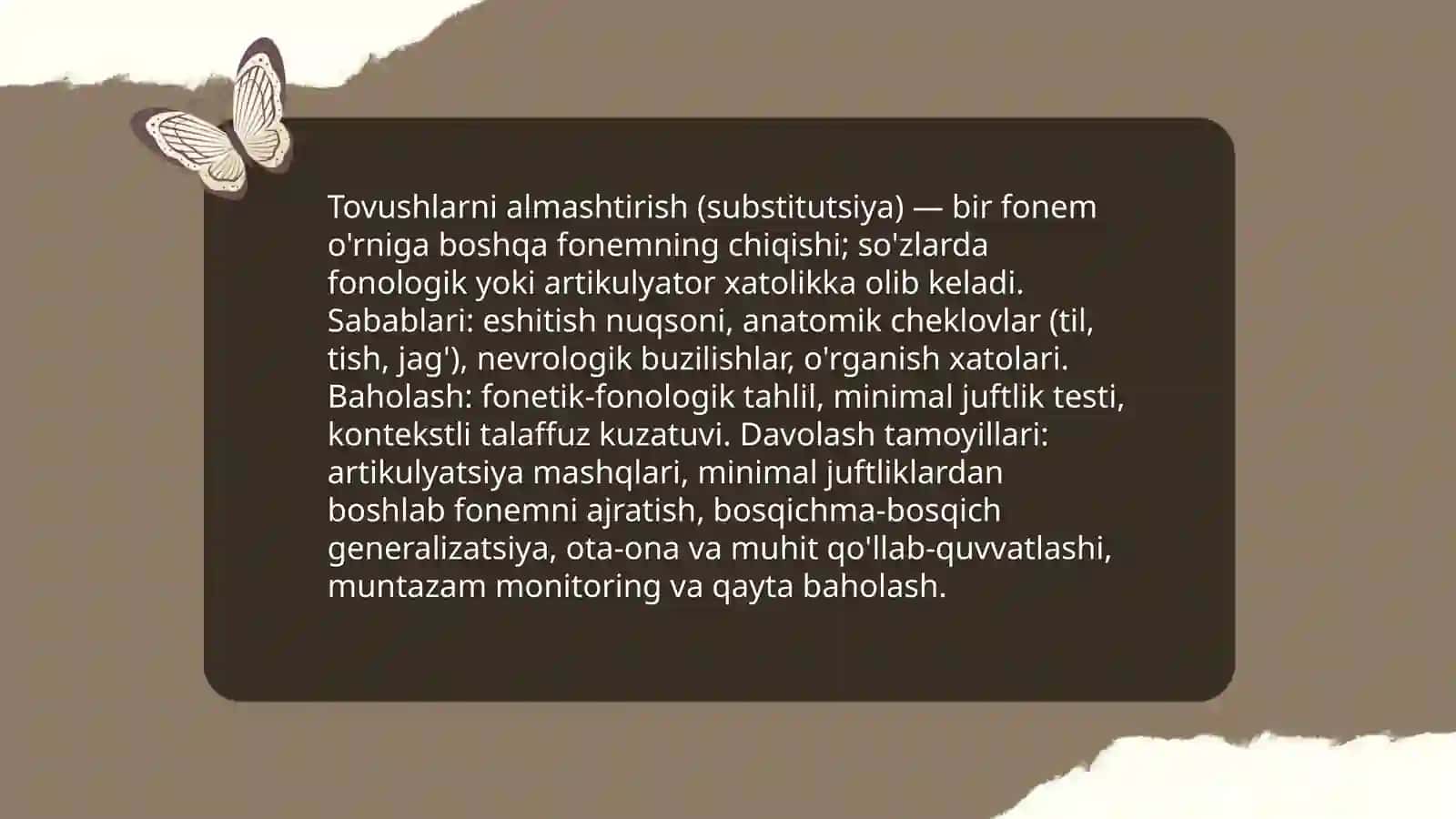 Tovushlar talaffuzidagi kamchiliklar 4