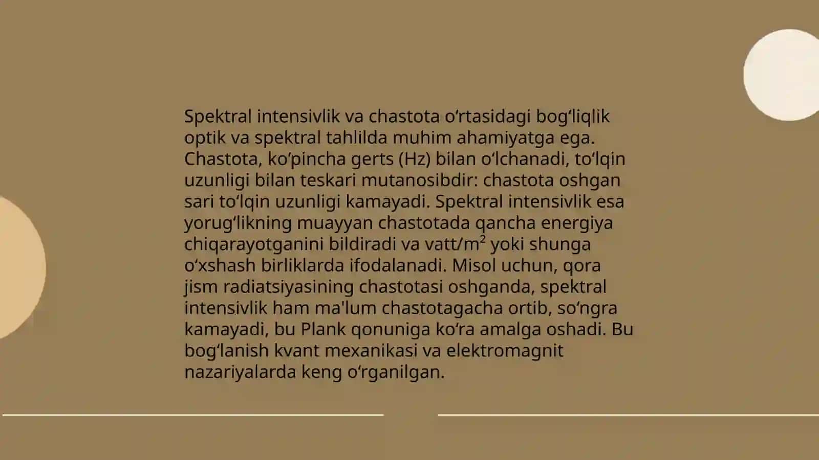 Spektrlarning intensivliklarini aniqlash 4