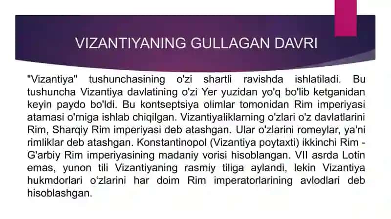 VIZANTIYA SIVILIZATSIYASI 4