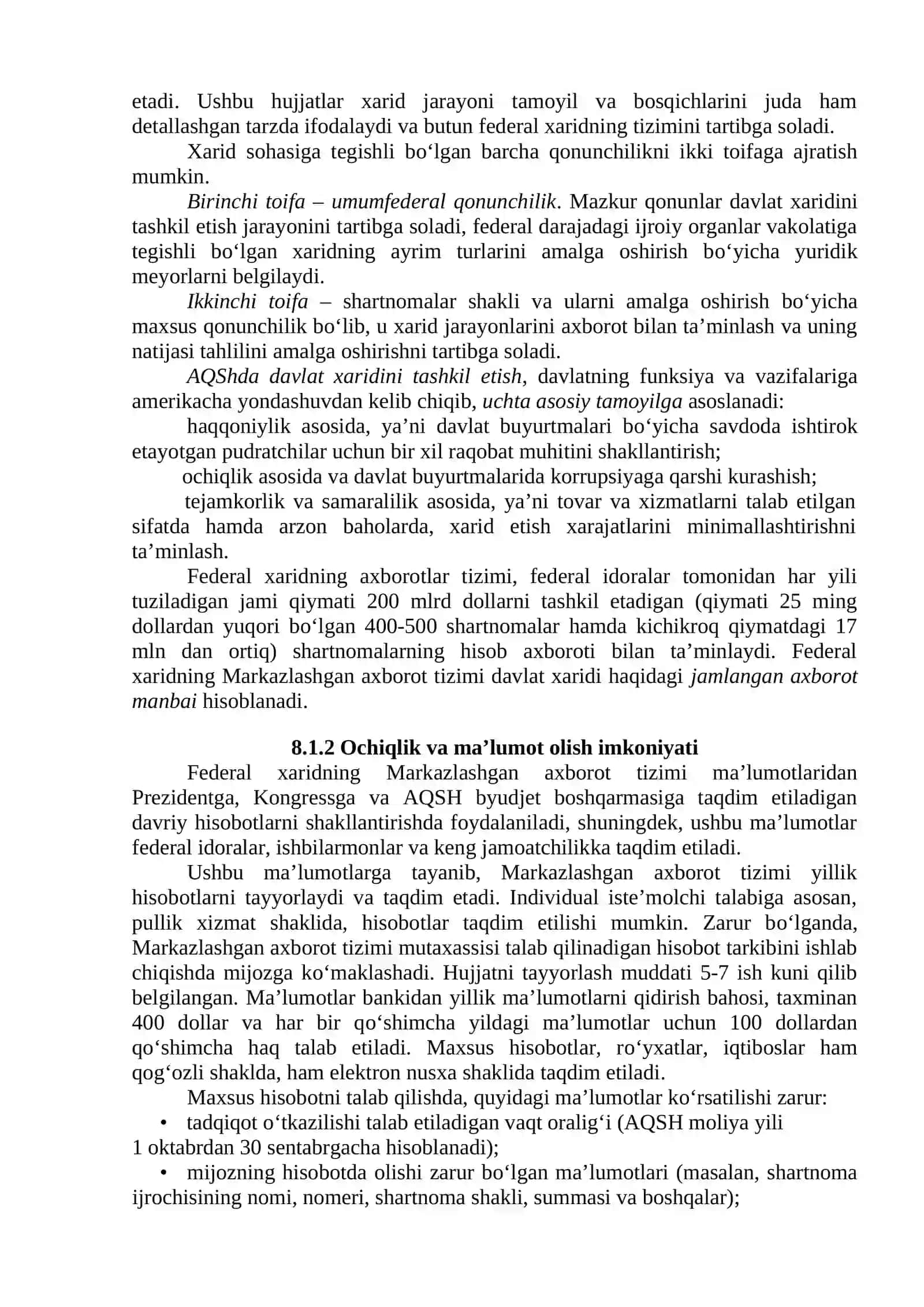 DAVLAT XARID TIZIMINI BOSHQARISHNING XORIJIY MAMLAKATLAR TAJRIBASI 4