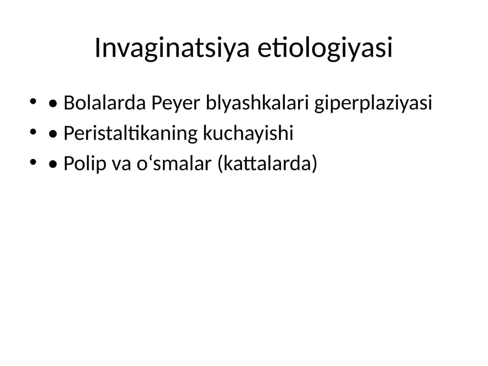 Ichak invaginatsiyasi va spastika 4