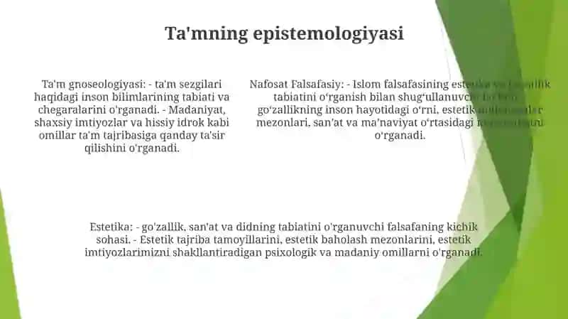 Nafosat Falsafasi (Estetika) 4