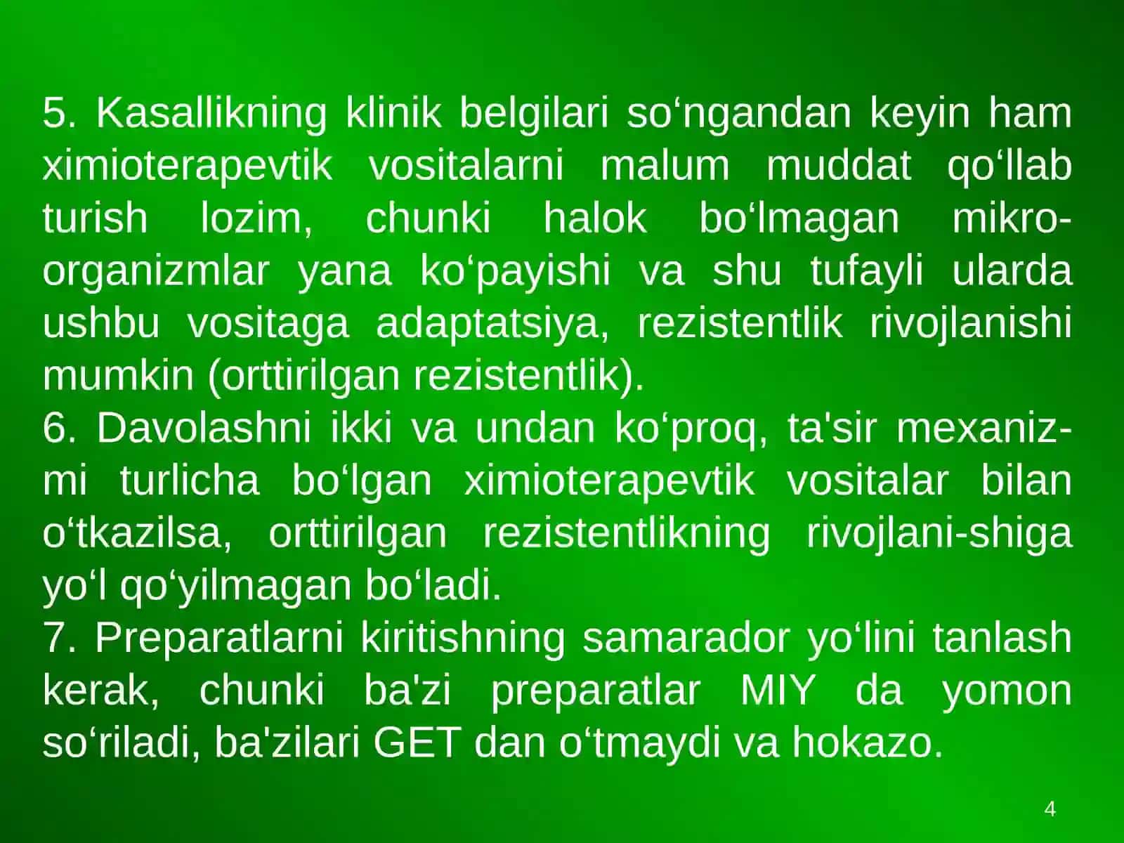 Ximioterapevtik Vositalar 4