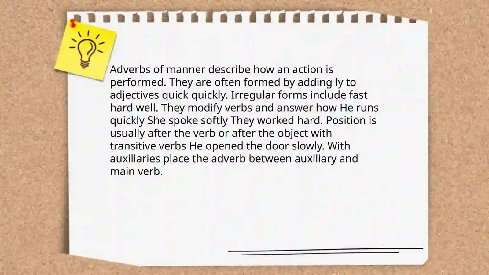 Adverbs 4