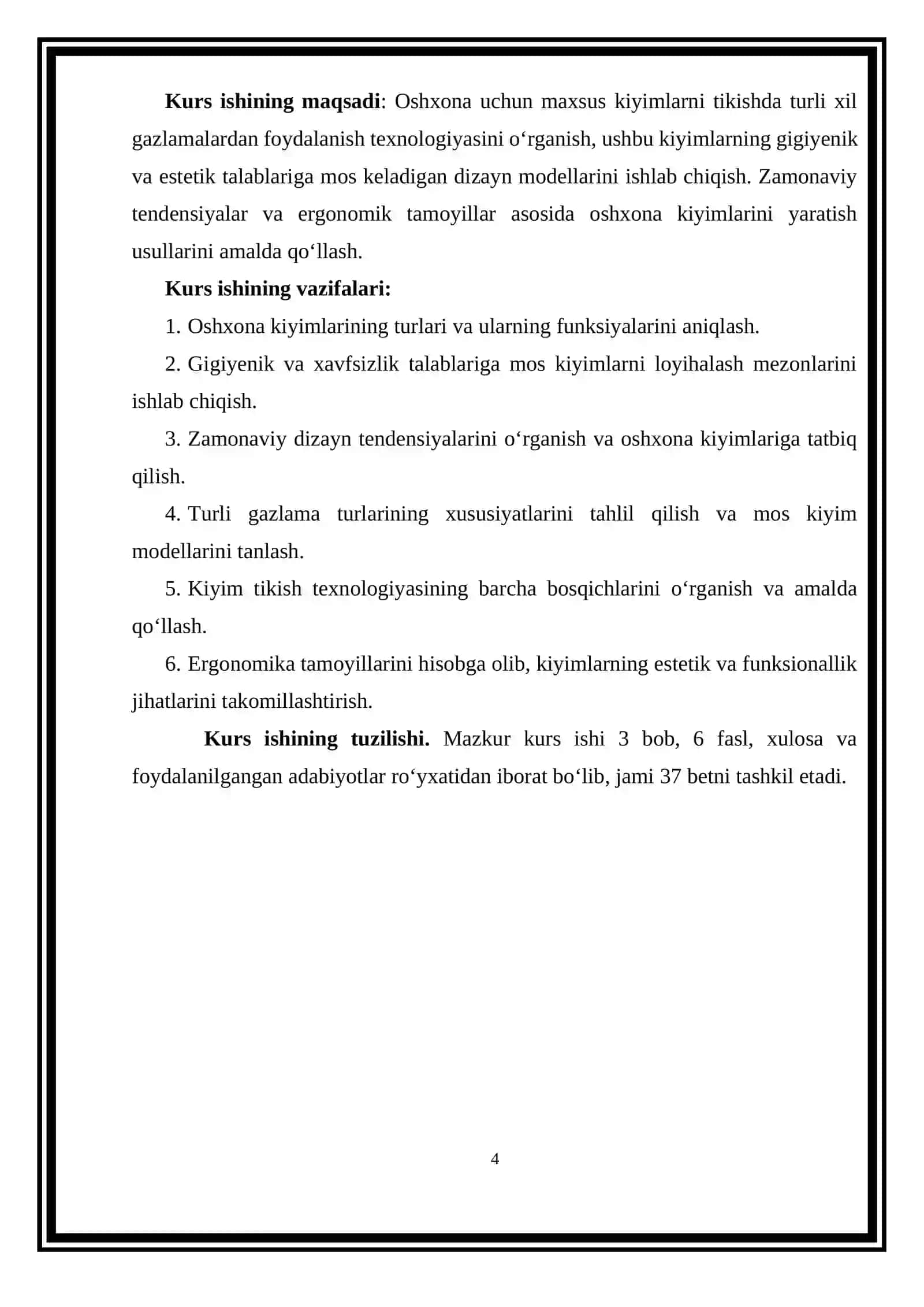 Turli xildagi gazlamalardan oshxona uchun maxsus kiyimlar tikish 4