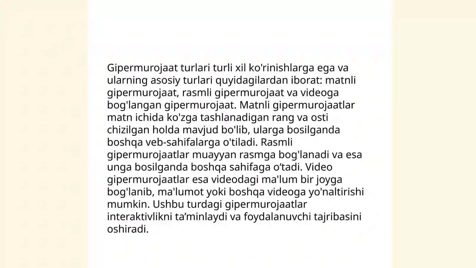 Ms Power Pointda giperssilkalar o’rnatish 4