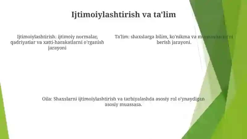 Oila Va Uning Asosiy Funktsiyalari 4