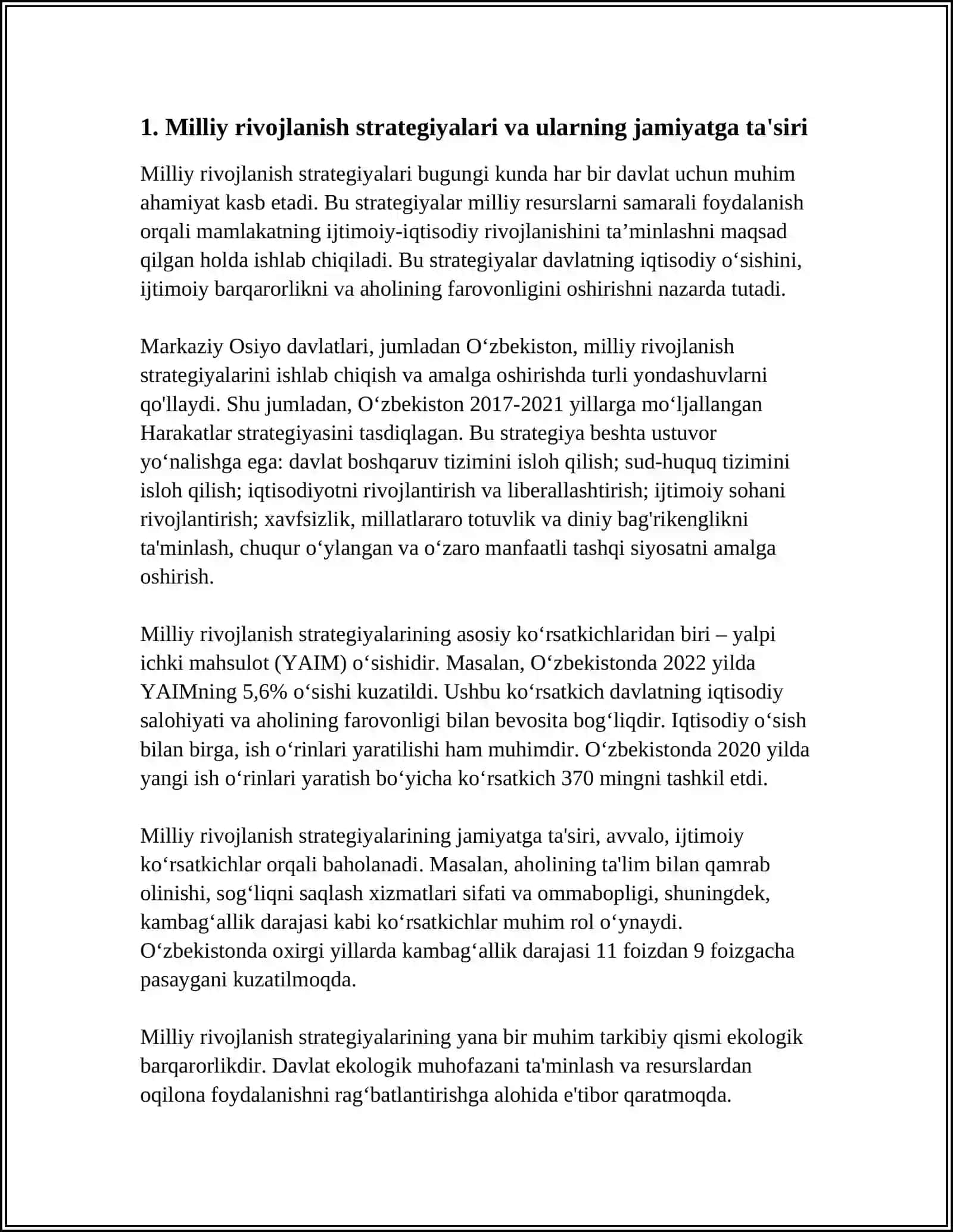 Milliy Rivojlanish Strategiyalari 4