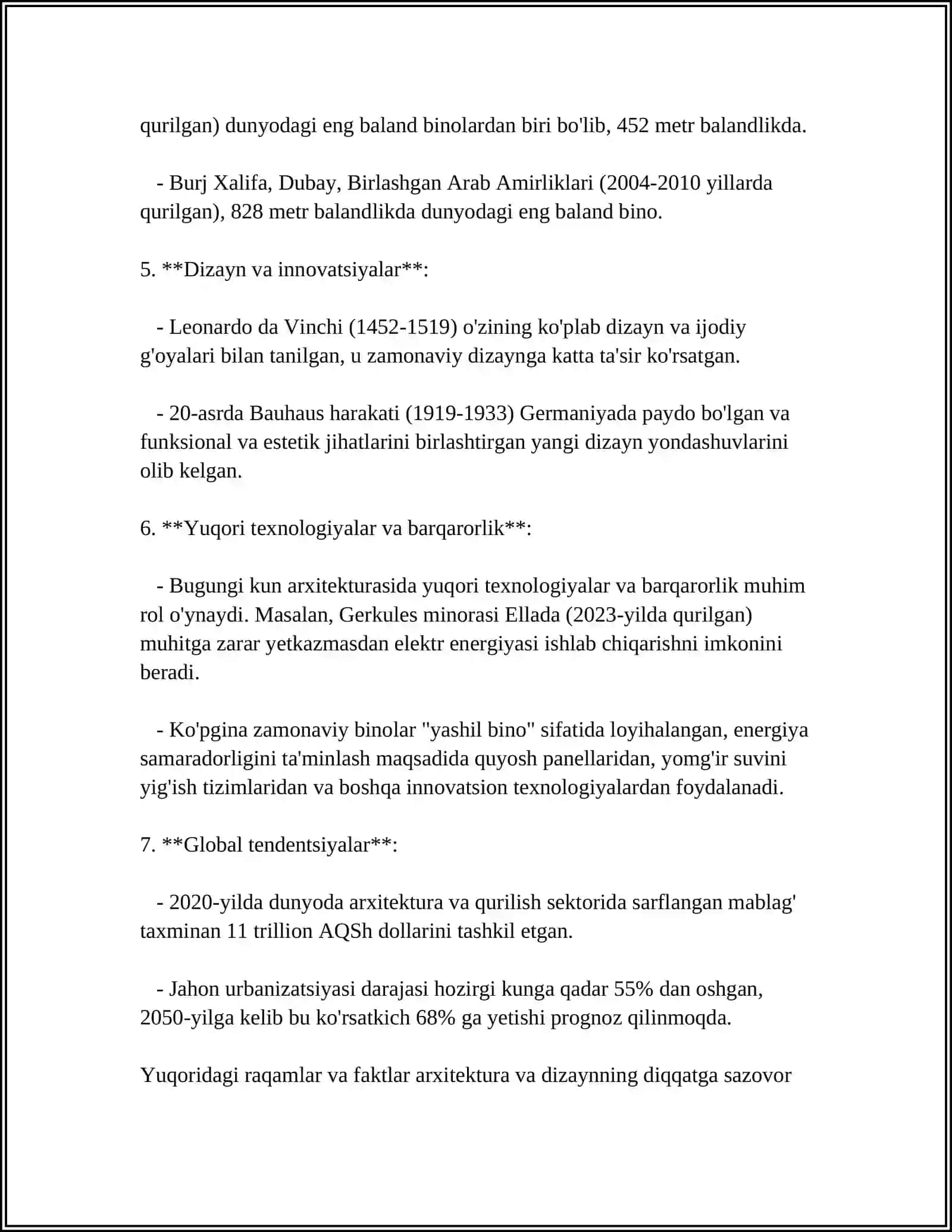 FARGʻONA POLITEXNIKA INSTITUTI REFERAT 4