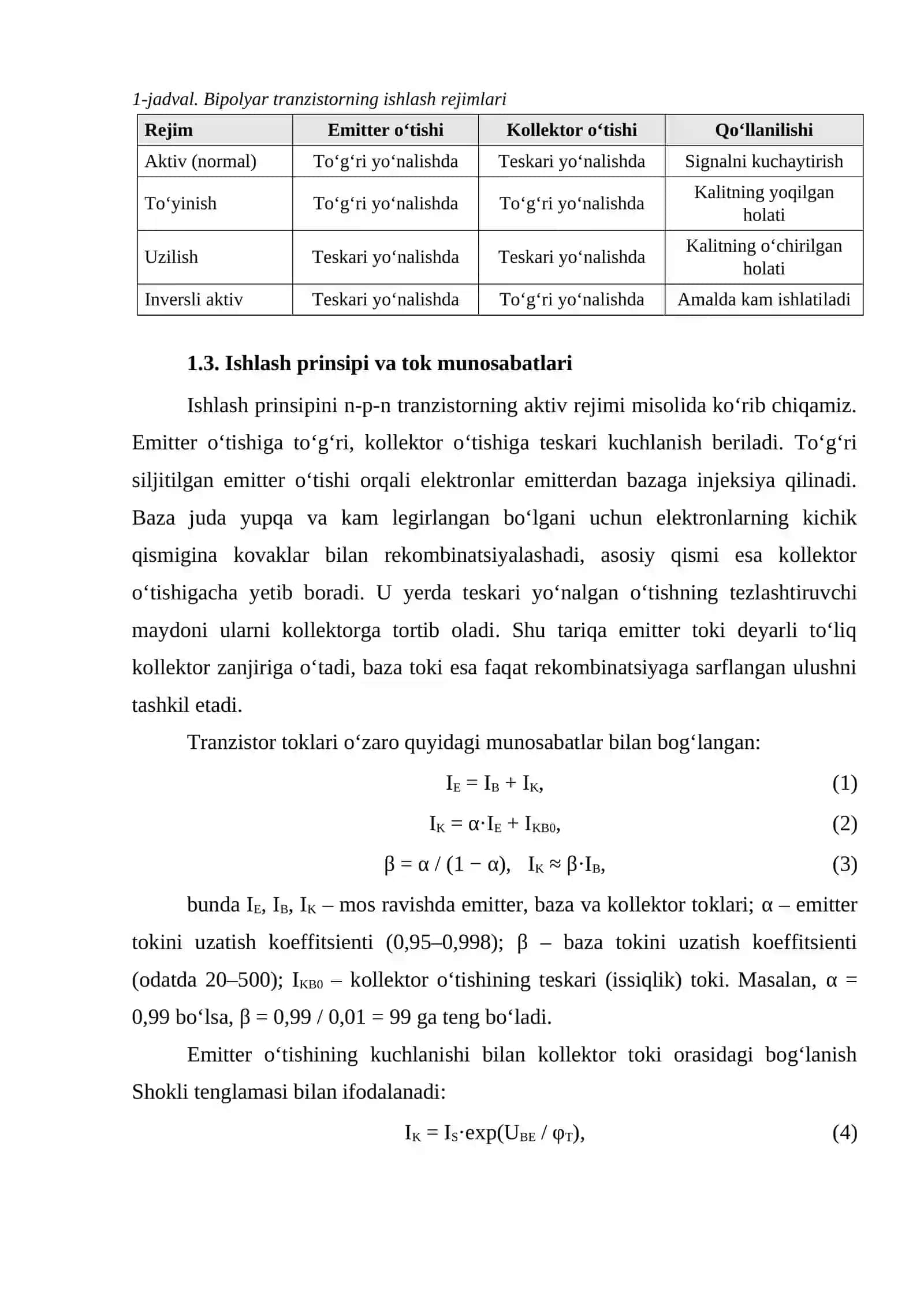 Bipolyar tranzistorlar 4