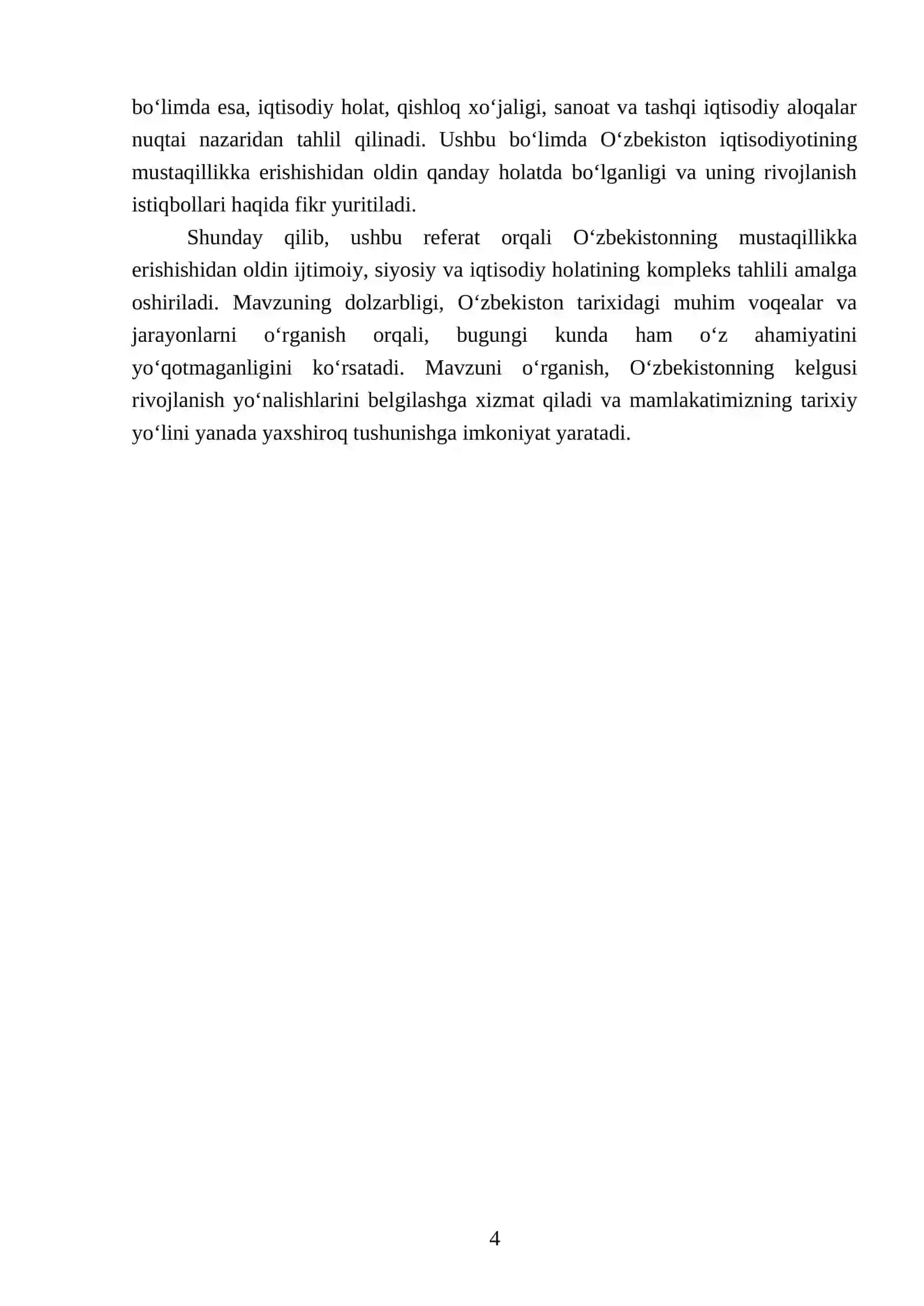 Социально-политическая и экономическая ситуация в Узбекистане накануне независимости 4