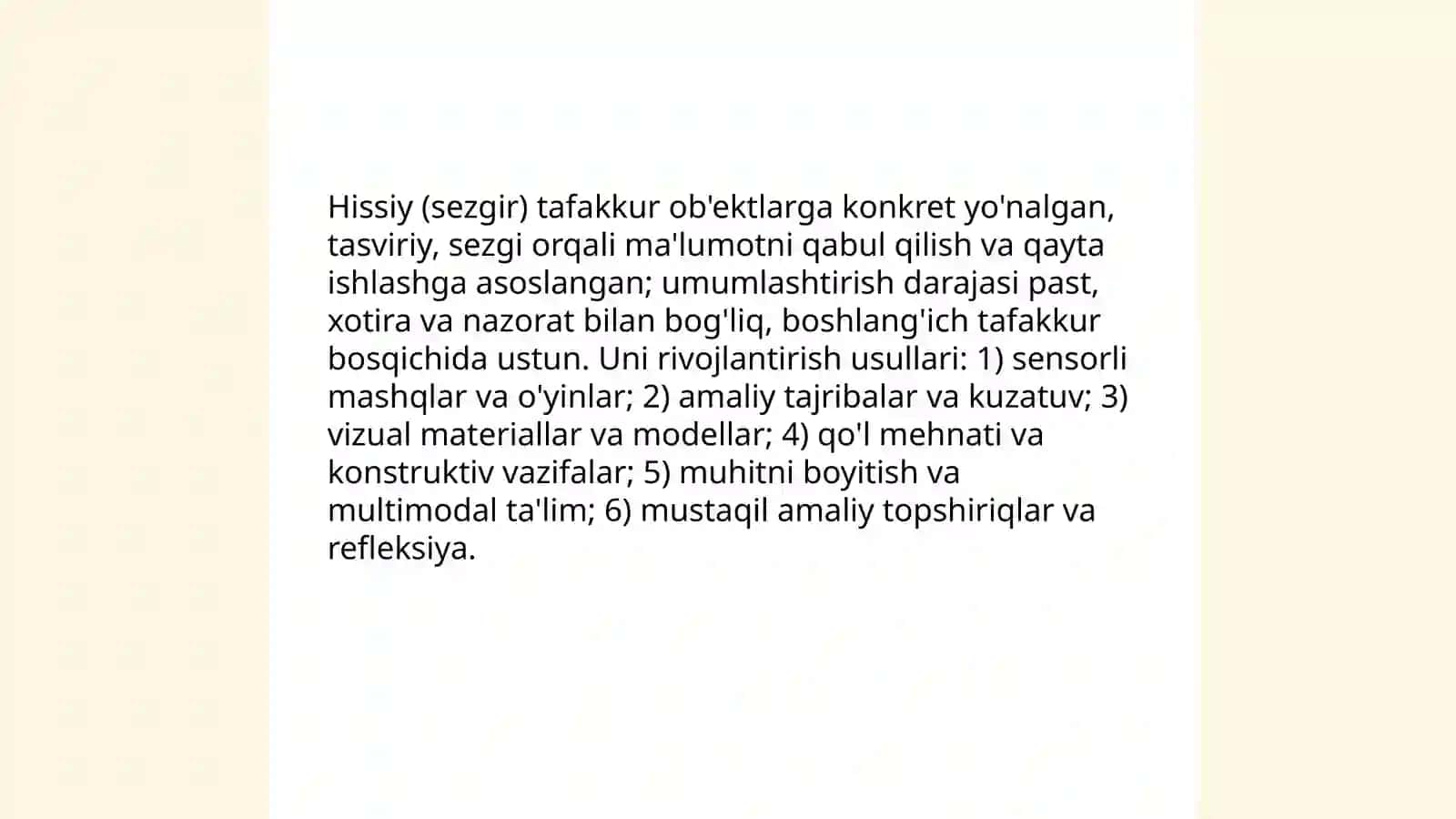 Tafakkur shakllari 4