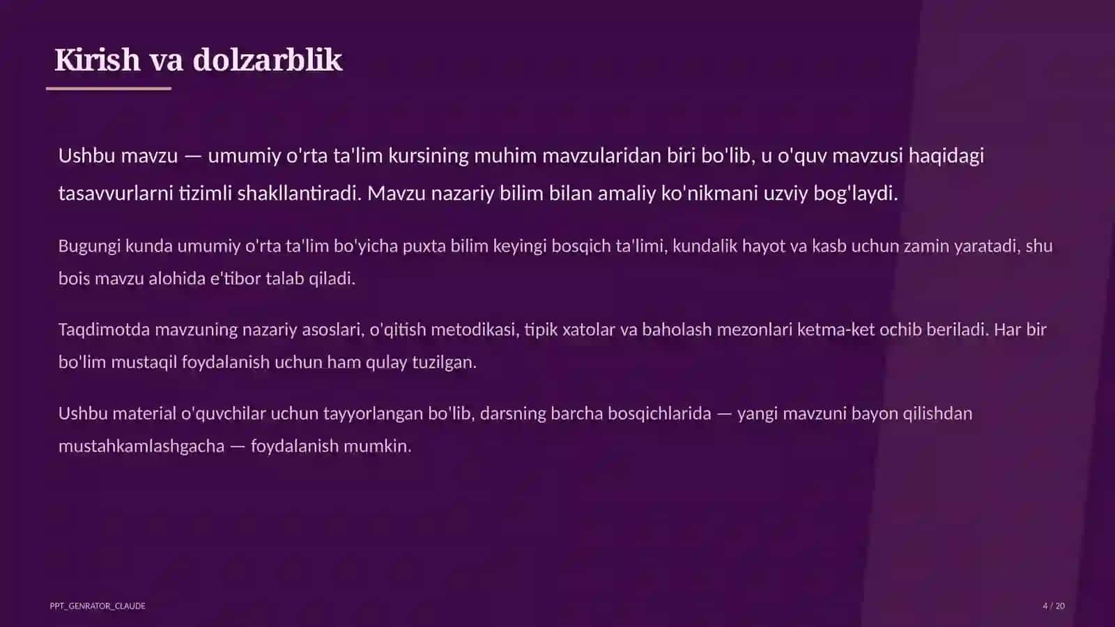 Yangi o'quv rejasi 2026-2027 4
