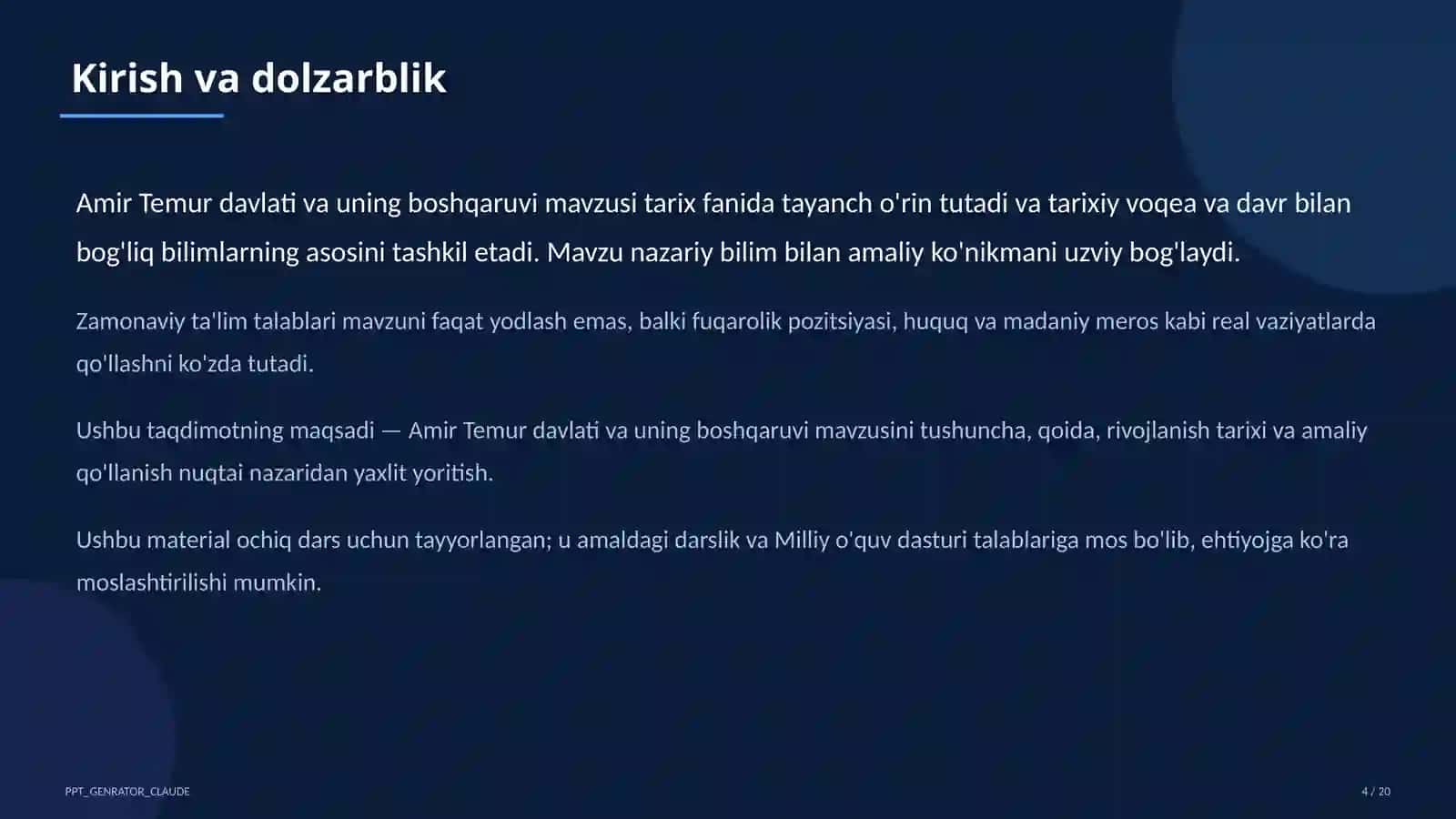 Amir Temur davlati va uning boshqaruvi (8-sinf) 4