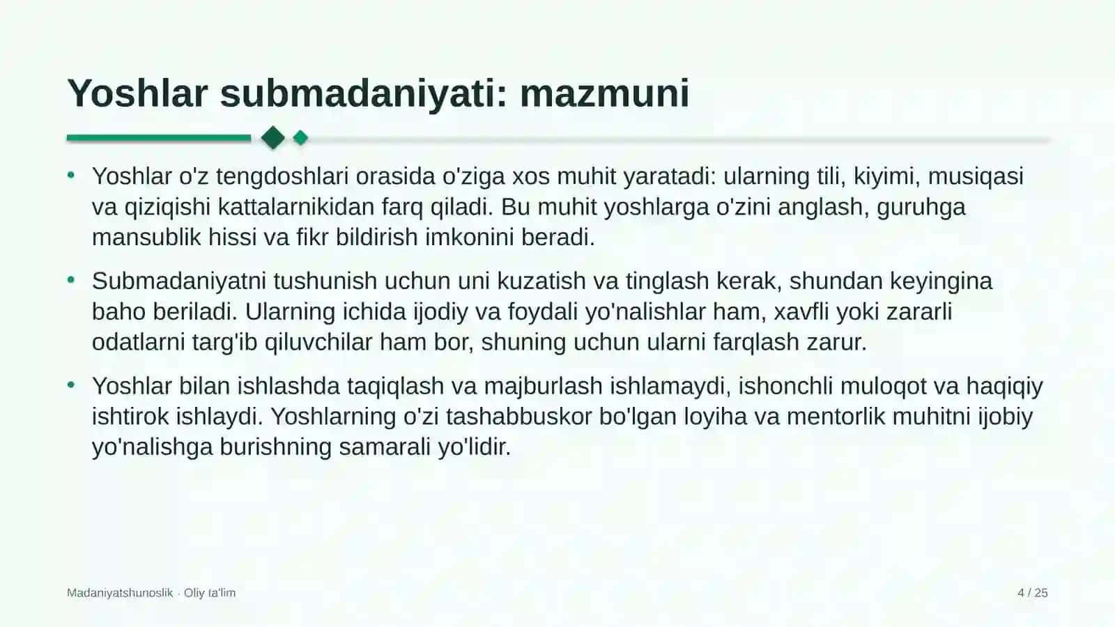 dilerlik tarmoqlarida yoshlar submadaniyati 2613 4