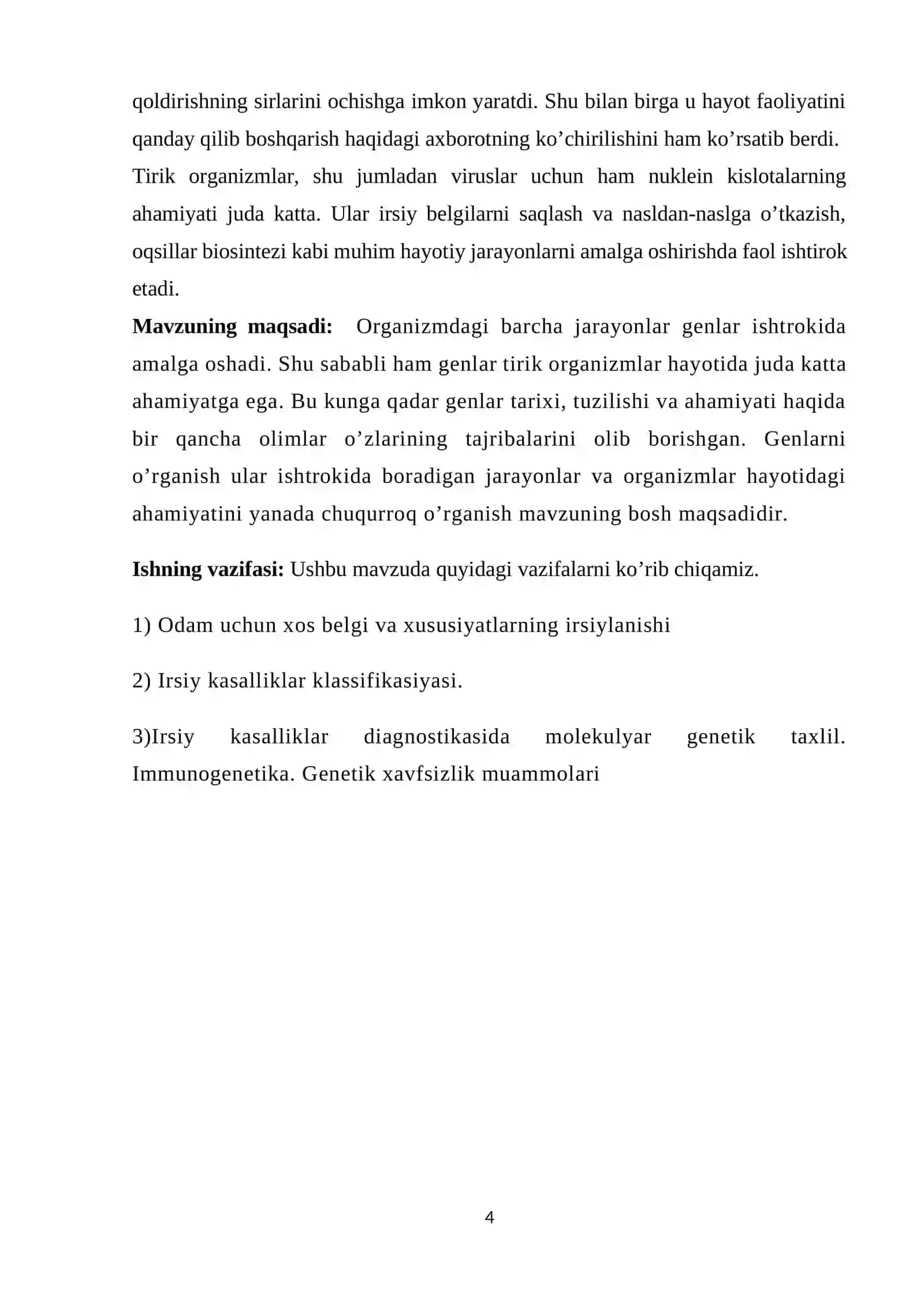 Genomikaning yuqumli, irsiy hamda onkologik kasalliklarni davolashdagi o'rni 4