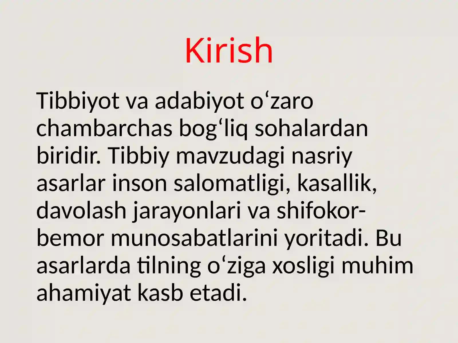 Tibbiy mavzudagi nasriy asarlar tili tahlili 4